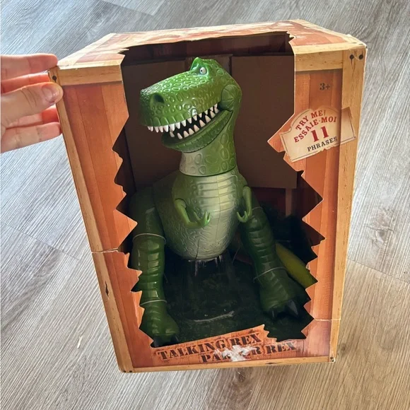 Toy Story Usa Disney Store Limited Edition Talking Figure Rex/Disney Pixar - Picture 9 of 9